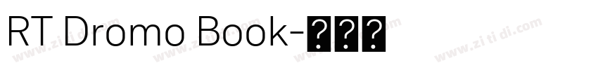 RT Dromo Book字体转换